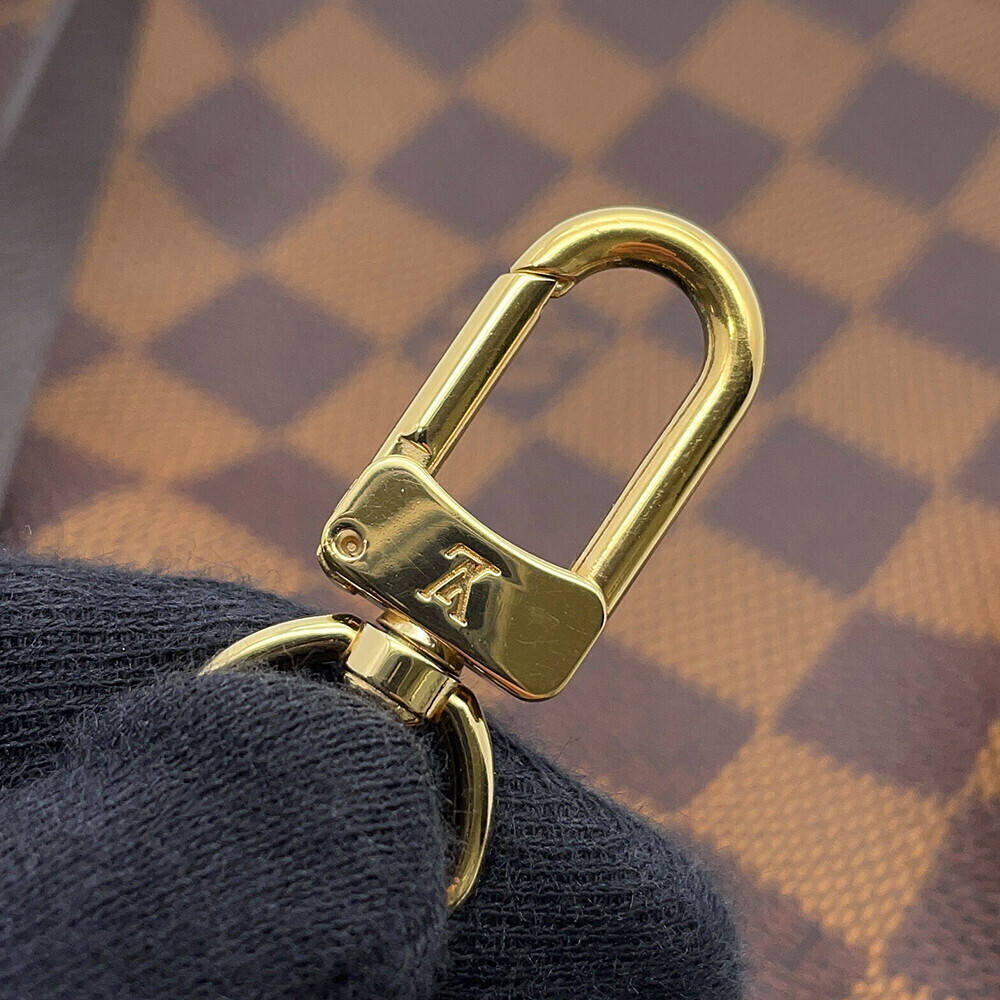 Louis Vuitton Damier Ebene Brown Trousse Makeup Pouch Clutch Bag - Picture 9 of 10